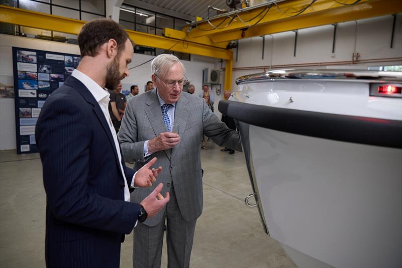 Williams Jet Tenders had the distinct honour of welcoming His Royal Highness, The Duke of Gloucester, to its Oxfordshire facilities photo copyright Williams Jet Tenders taken at  and featuring the Marine Industry class