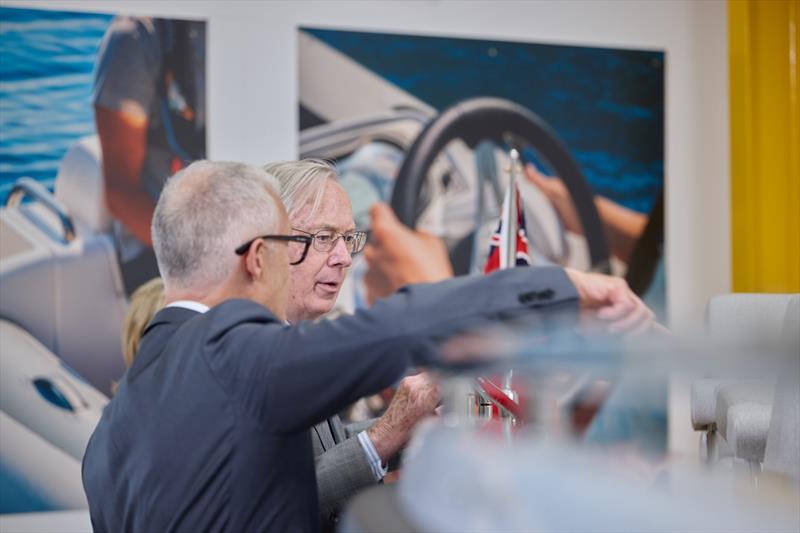 Williams Jet Tenders had the distinct honour of welcoming His Royal Highness, The Duke of Gloucester, to its Oxfordshire facilities photo copyright Williams Jet Tenders taken at  and featuring the Marine Industry class
