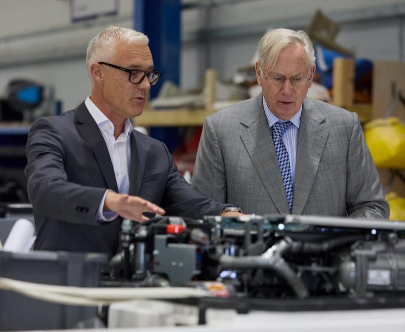 Williams Jet Tenders had the distinct honour of welcoming His Royal Highness, The Duke of Gloucester, to its Oxfordshire facilities photo copyright Williams Jet Tenders taken at  and featuring the Marine Industry class