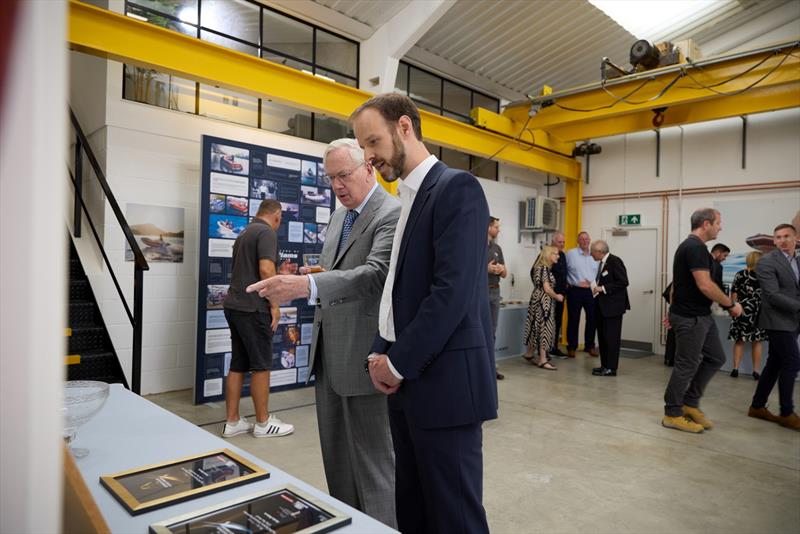 Williams Jet Tenders had the distinct honour of welcoming His Royal Highness, The Duke of Gloucester, to its Oxfordshire facilities photo copyright Williams Jet Tenders taken at  and featuring the Marine Industry class