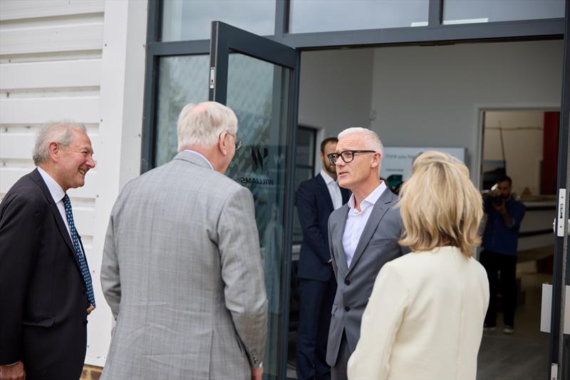 Williams Jet Tenders had the distinct honour of welcoming His Royal Highness, The Duke of Gloucester, to its Oxfordshire facilities photo copyright Williams Jet Tenders taken at  and featuring the Marine Industry class