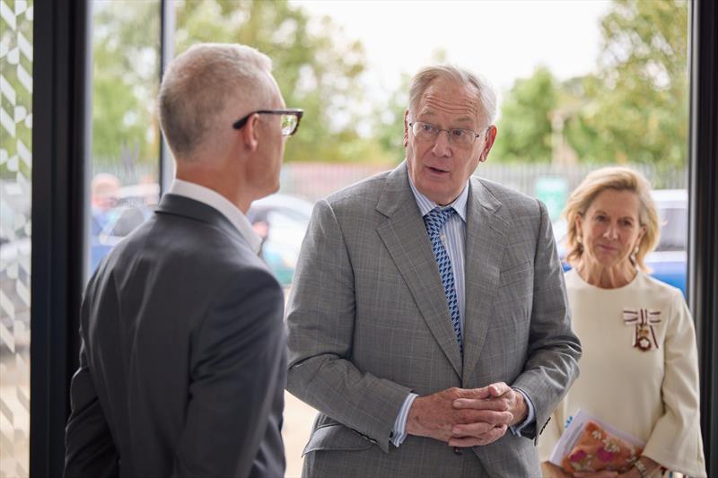 Williams Jet Tenders had the distinct honour of welcoming His Royal Highness, The Duke of Gloucester, to its Oxfordshire facilities photo copyright Williams Jet Tenders taken at  and featuring the Marine Industry class