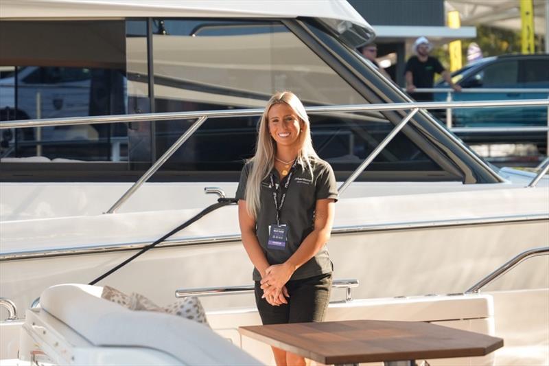 Sammi-Lee Walls photo copyright Maritimo taken at  and featuring the Marine Industry class