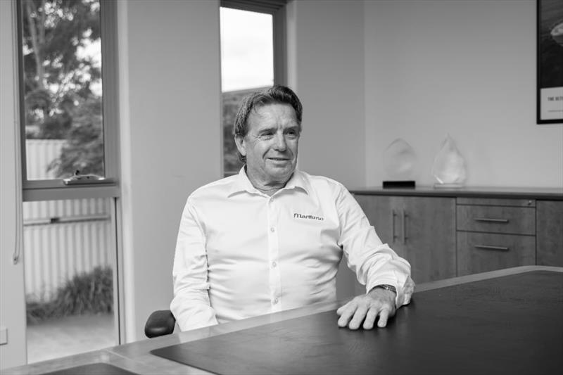 Production Manager, Kym Fleet photo copyright Maritimo taken at  and featuring the Marine Industry class