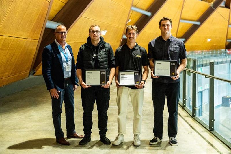 Pictured (from left) are: BIA CEO Andrew Fielding, Will Newman, Patrick Bognar and Tom Ironside - photo © Boating Industry Association