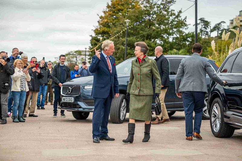 HRH Princess Anne visits Wetwheels Torbay, English Riviera photo copyright Dan Coleman / Image Three Sixty taken at  and featuring the Marine Industry class