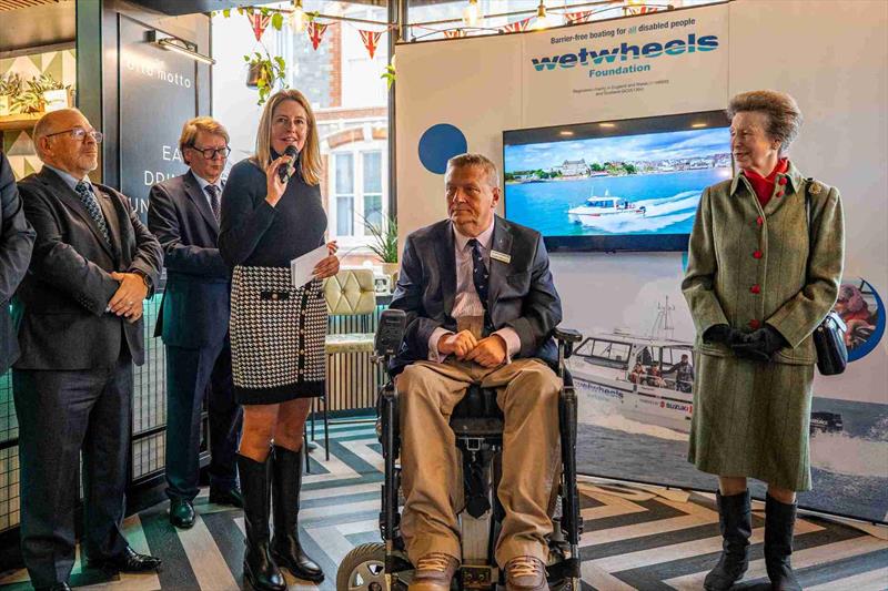 HRH Princess Anne visits Wetwheels Torbay, English Riviera - photo © Dan Coleman / Image Three Sixty