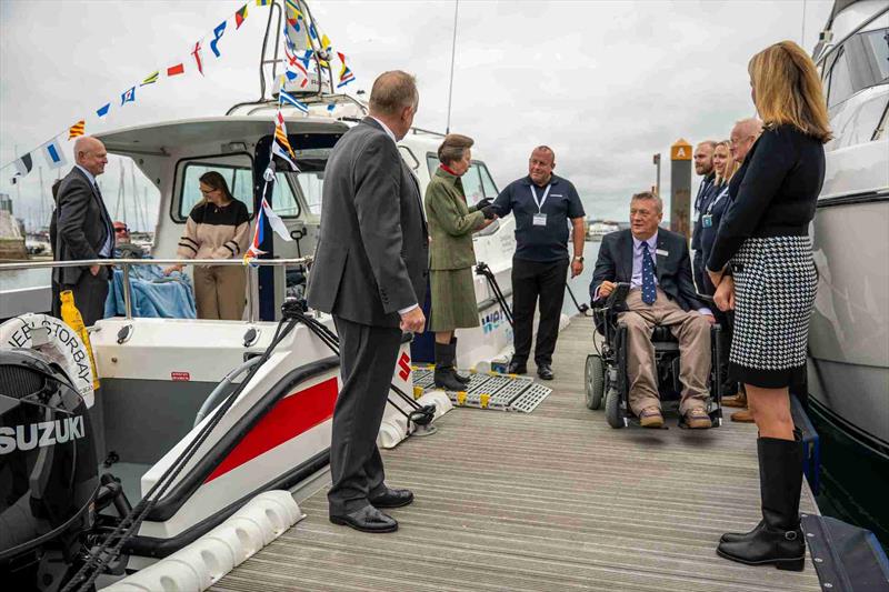 HRH Princess Anne visits Wetwheels Torbay, English Riviera - photo © Dan Coleman / Image Three Sixty