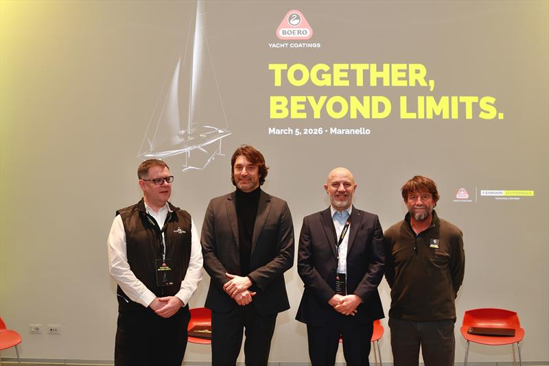 from left, Marcus Reynolds, Carlo Palazzani, Riccardo Carpanese and Giovanni Soldini - photo © Gruppo Boero
