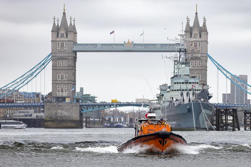 HRH The Prince and Princess of Wales onboard Tower RNLI lifeboat - photo © RNLI / Nathan Williams