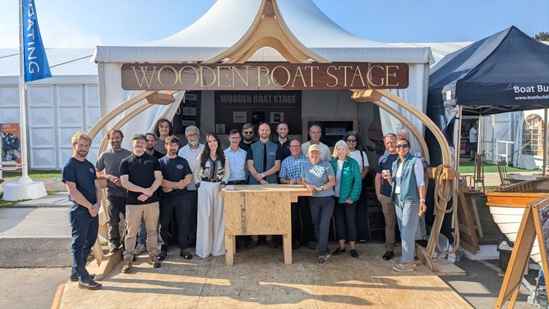 Wooden Boat Stage Team and Supporters - photo © Southampton International Boat Show