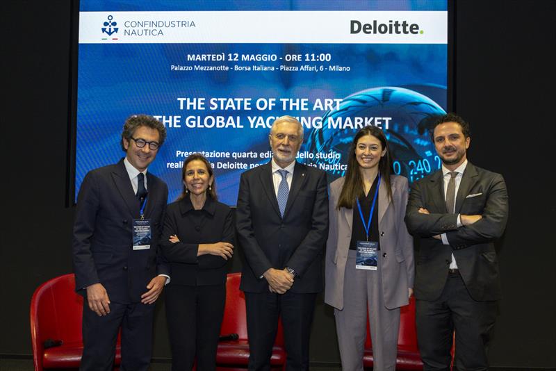 The State of the Art of the Global Yachting Market report produced by Deloitte in partnership with Confindustria Nautica is presented in Milan - photo © Giulio Testa