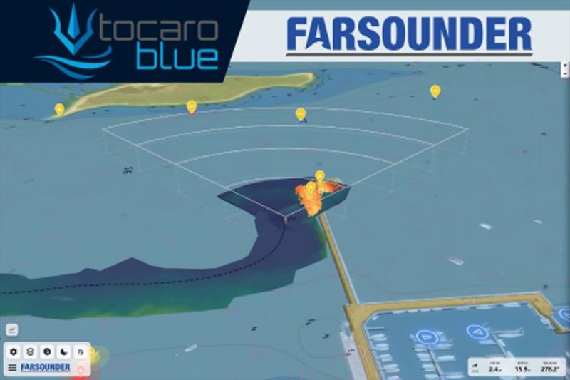 FarSounder and Tocaro Blue announce an integration delivering enhanced marine navigation - photo © FarSounder