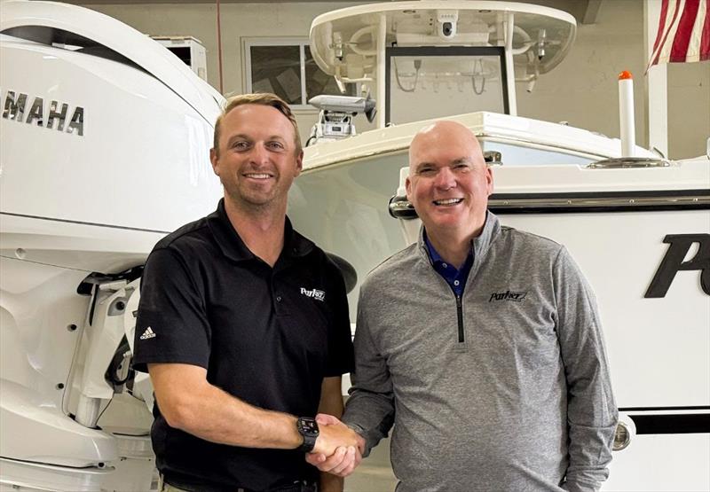 Parker Boats thanks Scott Bauer for his leadership as president photo copyright Parker Boats taken at  and featuring the Marine Industry class