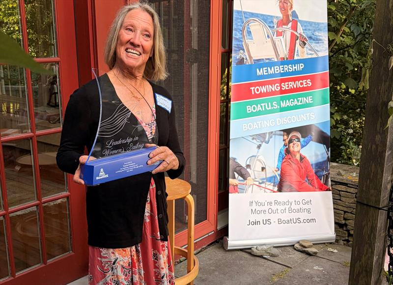 Karen Prioleau, the 2026 BoatUS and National Women's Sailing Association Leadership in Women's Sailing Award recipient - photo © National Women's Sailing Association