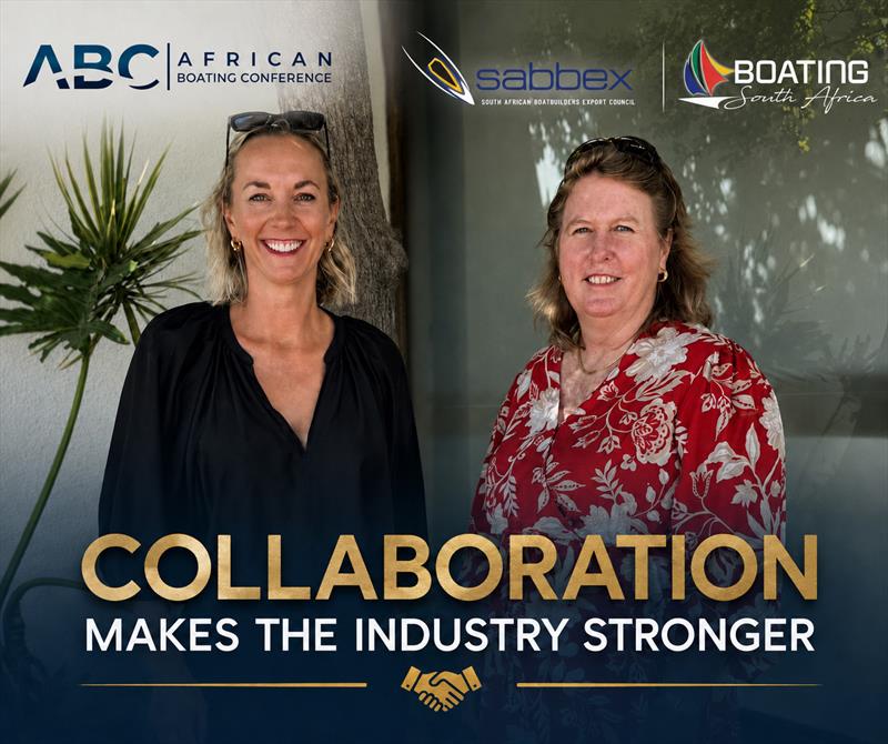 Veda Pretoria, Conference Director, and Vanessa Davidson, Executive Manager of SABBEX photo copyright SABBEX taken at Royal Cape Yacht Club and featuring the Marine Industry class