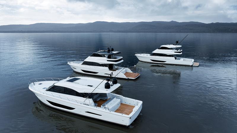 The new M600, S600 and M60 will be on display at Hamilton Island during the Migration photo copyright Maritimo taken at  and featuring the  class