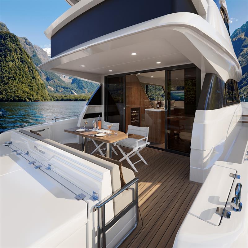 Maritimo M50 Upper Cockpit - photo © Maritimo