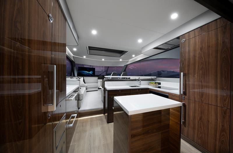 Maritimo S60 Sedan Motor Yacht - Galley - photo © Maritimo