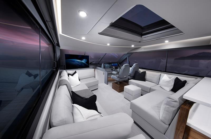 Maritimo S60 Sedan Motor Yacht - Saloon - photo © Maritimo