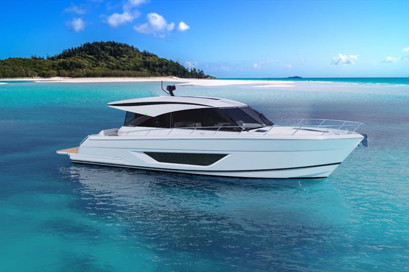 S50 anchored - photo © Maritimo