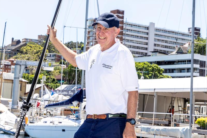 Michael Spies on board Maritimo Katwinchar photo copyright Andrea Francolini / CYCA taken at Cruising Yacht Club of Australia and featuring the  class