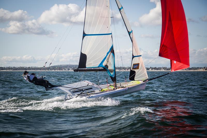 Steph Roble and Maggie Shea, 49erFX sailors in the US Sailing Team photo copyright Will Ricketson / US Sailing taken at  and featuring the  class