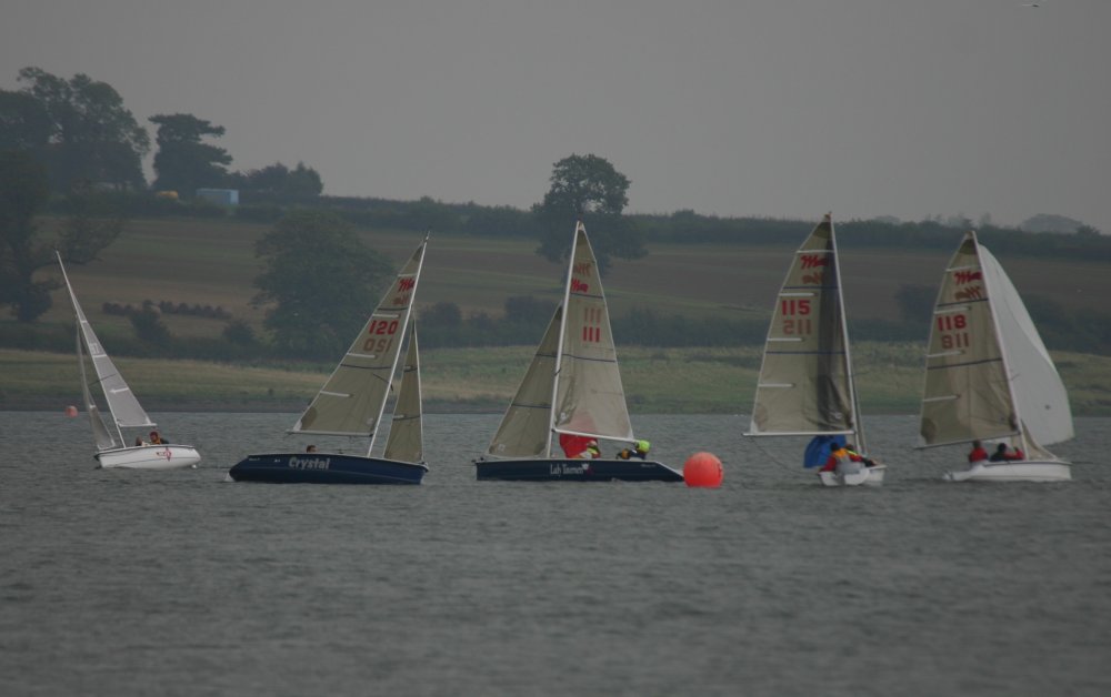 10 boats for the inaugural Martin 16 nationals photo copyright Eddie Pickering taken at Northampton Sailing Club and featuring the Martin 16 class