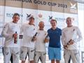 Bermuda Gold Cup 2023: Third Place ChinaOne.Ninbgo (left to right team Richard Sydenham, Ian Williams/Skipper, Jon Gunderson, Gerry Mitchell) © Ian Roman / WMRT