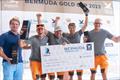 Ambrose Gosling presenting 2023 Bermuda Gold Cup champions Berntsson Sailing Team (Patrik Sturesson, Johnie Berntsson/Skipper, Herman Andersson and Björn Lundgren) © Ian Roman / WMRT