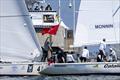 Switzerland's Eric Monnin and his crew of Ute Monnin Wagner, Mathieu Renault, Jean-Claude Monnin, Simon Brügger, Julien Falxa, and Maxime Mesnil on day 1 of the 60th Congressional Cup © Ian Roman / WMRT