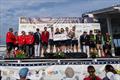 Podium the 61st Congressional Cup at Long Beach Yacht Club &copy; Ian Roman / WMRT