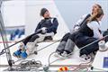 Denmark's Lea Vogelius and her WOW Racing crew of Louise Ulrikkeholm, Sille Christensen, Josefine Rasmussen, Joan Hansen and Maria Juul win the KDY Women's Match Race 2026 &copy; Ian Roman / WMRT