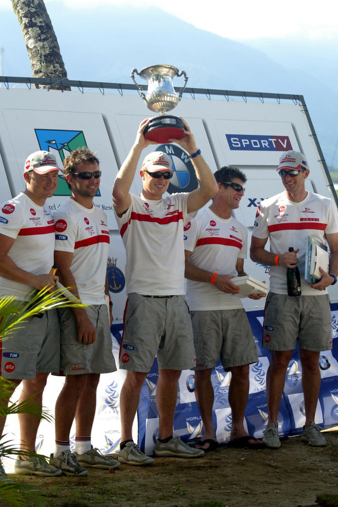 The Luna Rossa crew, champions of the inaugural Brazil Sailing Cup (from left): Magnus Augustson, Joe Newton, James Spithill, Jonathan McKee and Michele Ivaldi photo copyright Wander Roberto / Brazil Sailing Cup taken at  and featuring the Match Racing class