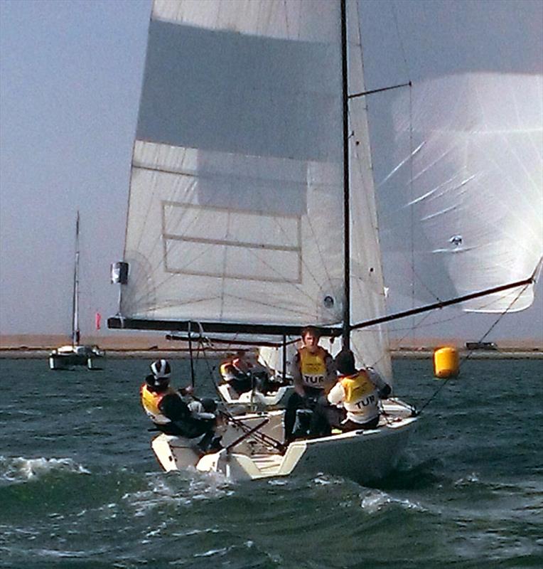 BUCS Match Racing Championship photo copyright Peter Aitken taken at Weymouth & Portland Sailing Academy and featuring the Match Racing class