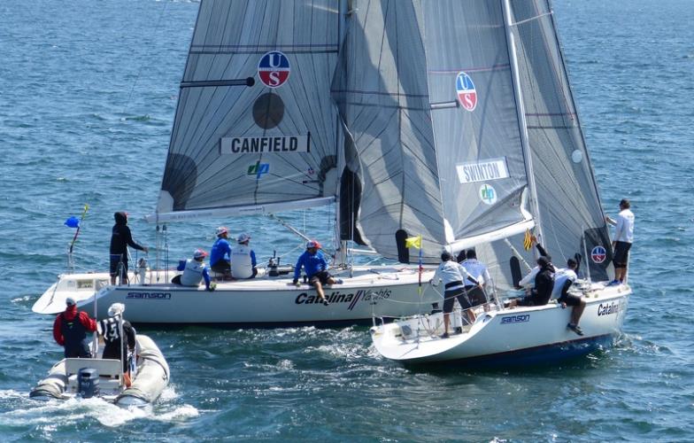 Taylor Canfield wins the 50th Anniversary Congressional Cup photo copyright Rich Roberts taken at Long Beach Yacht Club and featuring the Match Racing class