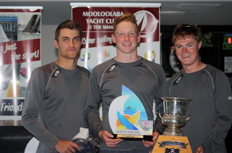 The winning Royal Queensland Yacht Squadron team at the Queensland Match Racing Championship - photo © Tracey Johnstone