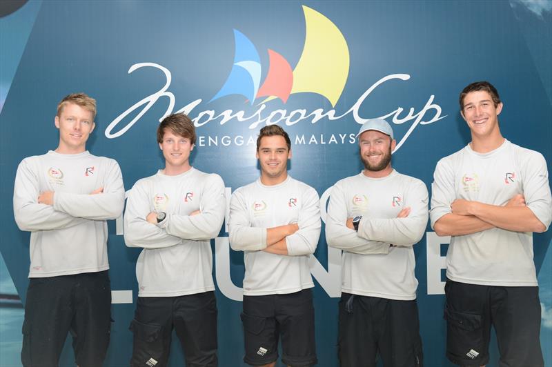 Matthew Jerwood (center) of Redline Racing at Monsoon Cup Terengganu photo copyright Monsoon Cup Terengganu taken at  and featuring the Match Racing class