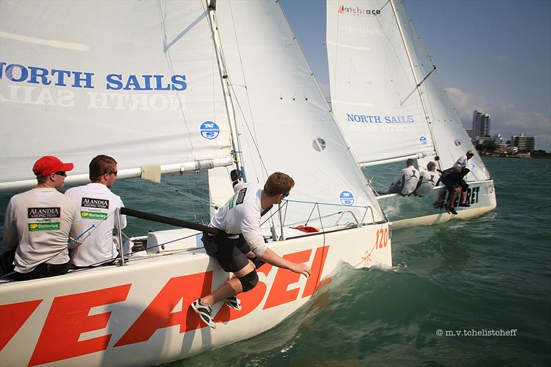 Matchrace Thailand day 3 photo copyright M V Tchelistcheff taken at Royal Varuna Yacht Club and featuring the Match Racing class