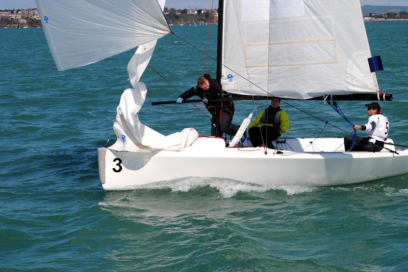 BUCS-BUSA Match Racing Championship 2015 photo copyright Richard Kingsnorth taken at Weymouth & Portland Sailing Academy and featuring the Match Racing class