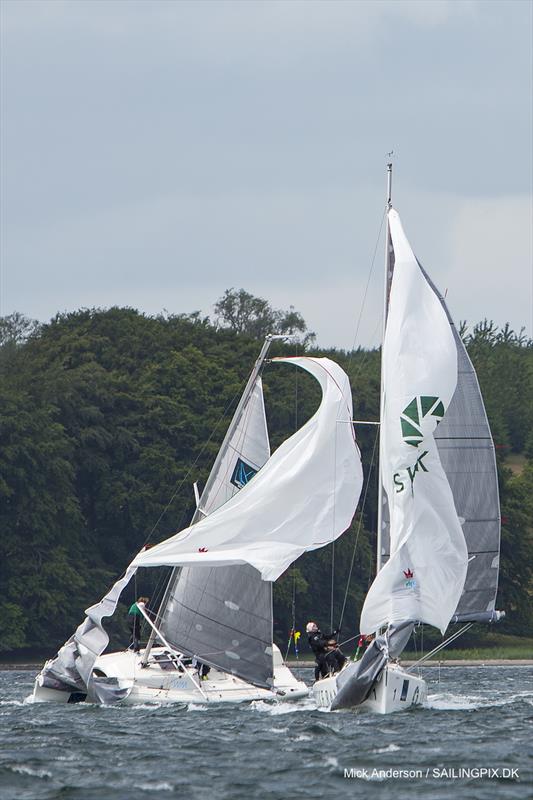 2015 ISAF Women's Match Racing World Championship in Middelfart day 1 photo copyright Mick Anderson / www.sailingpix.dk taken at Middelfart Sailing Club and featuring the Match Racing class