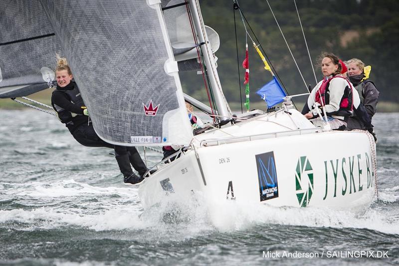 2015 ISAF Women's Match Racing World Championship in Middelfart day 2 photo copyright Mick Anderson / www.sailingpix.dk taken at Middelfart Sailing Club and featuring the Match Racing class