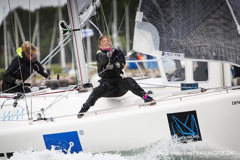 2015 ISAF Women's Match Racing World Championship in Middelfart day 2 photo copyright Mick Anderson / www.sailingpix.dk taken at Middelfart Sailing Club and featuring the Match Racing class