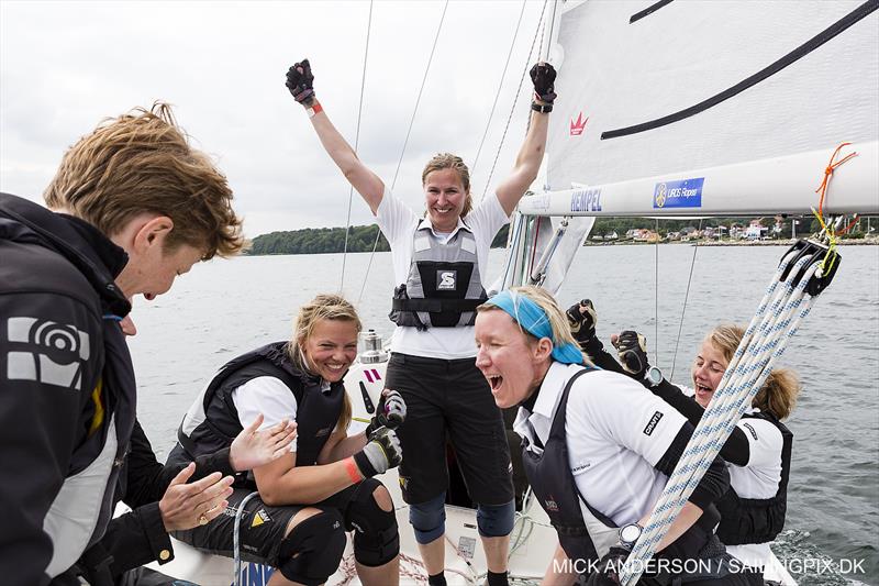 2015 ISAF Women's Match Racing World Championship in Middelfart day 5 photo copyright Mick Anderson / www.sailingpix.dk taken at Middelfart Sailing Club and featuring the Match Racing class