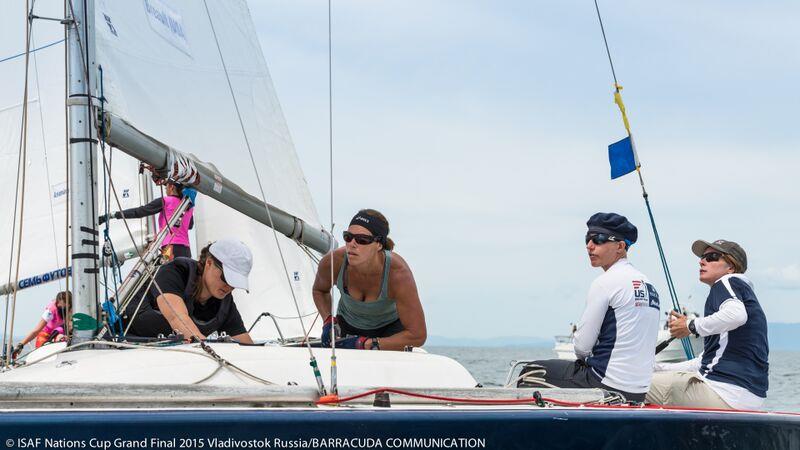 ISAF Nations Cup Grand Final 2015 day 3 photo copyright Marina Semenova taken at Seven Feet Yacht Club  and featuring the Match Racing class