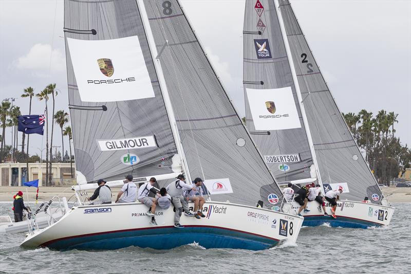 Congressional Cup day 4 photo copyright Ian Roman / WMRT taken at Long Beach Yacht Club and featuring the Match Racing class