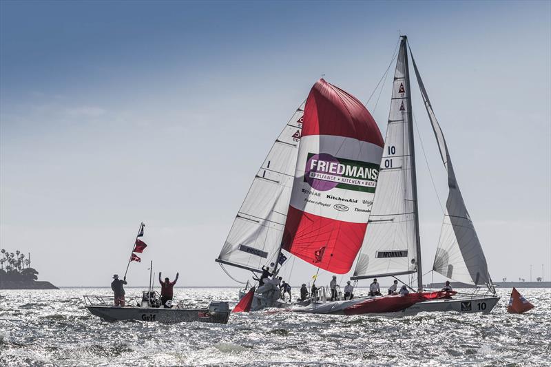 Congressional Cup at Long Beach day 2 photo copyright Ian Roman / WMRT taken at Long Beach Yacht Club and featuring the Match Racing class