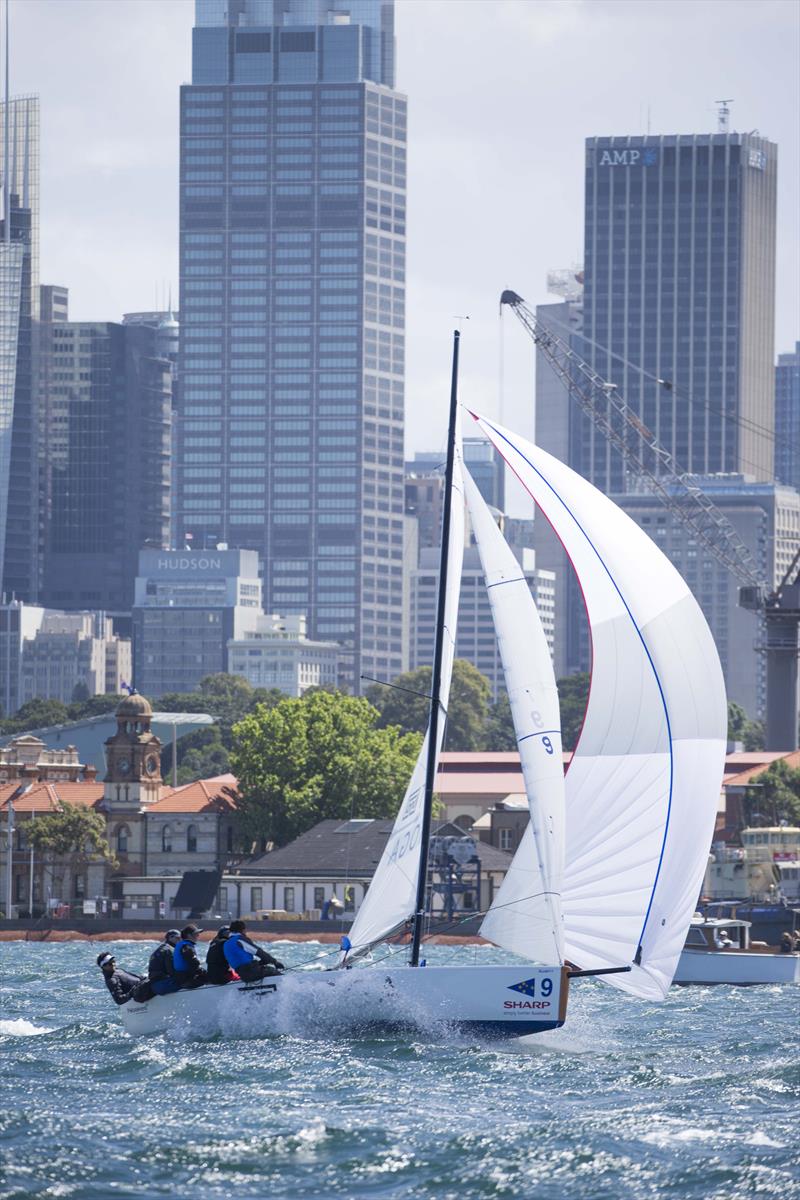 Sharp Australian Youth Match Racing Championship at the CYCA photo copyright Ross Macdonald taken at Cruising Yacht Club of Australia and featuring the Match Racing class