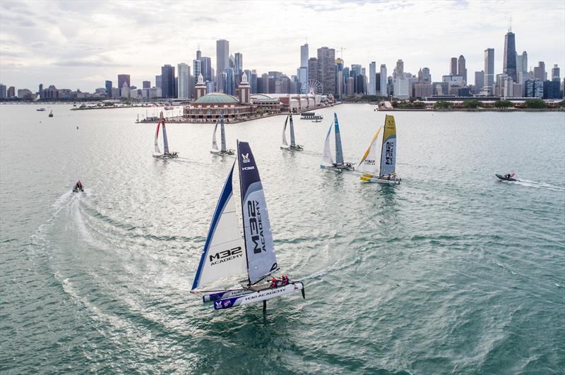 WMRT Chicago Match Cup day 1 photo copyright Ian Roman / WMRT taken at Chicago Yacht Club and featuring the Match Racing class