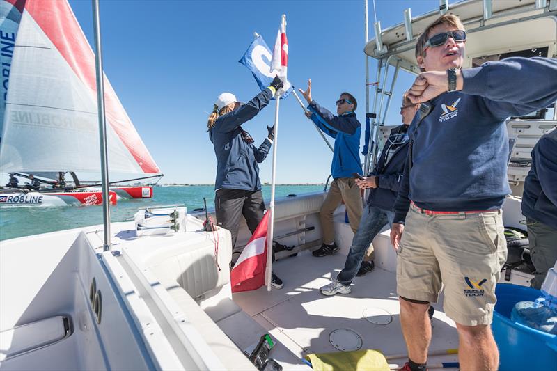 WMRT Chicago Match Cup day 4 photo copyright Ian Roman / WMRT taken at Chicago Yacht Club and featuring the Match Racing class